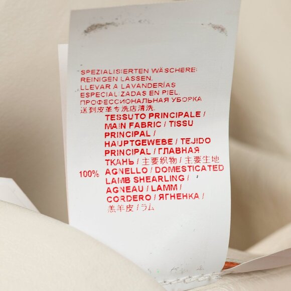 Marni R/15 Peach Leather Tulip-Print Jacket - Picture 12 of 12